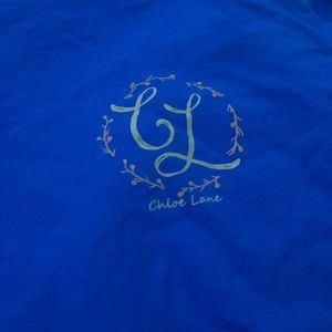 blue chloe jane sunflower shirt